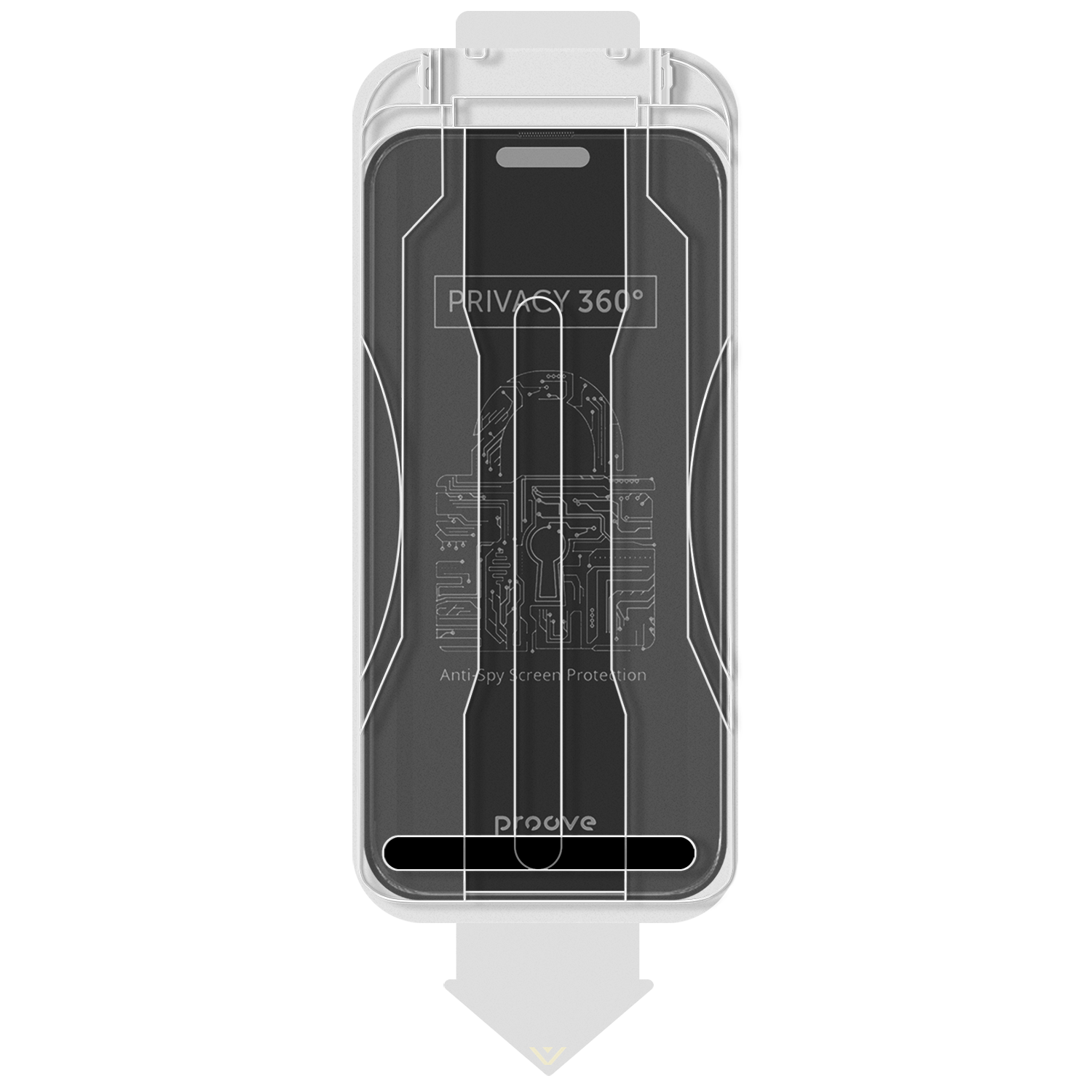 Xham mbrojtës Proove Privacy 360 me Installation Box për iPhone 16 Pro Max, 9H