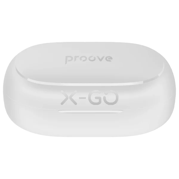 Dëgjuse të hapura Proove X-Go TWS, IPX5, me aplikacion, të bardha