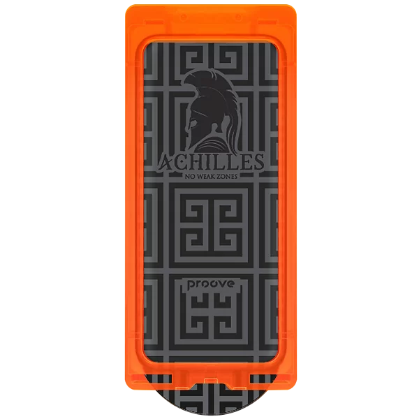 Xham mbrojtës Proove Achilles Installation Box për iPhone 15 Pro, 9H, i zi