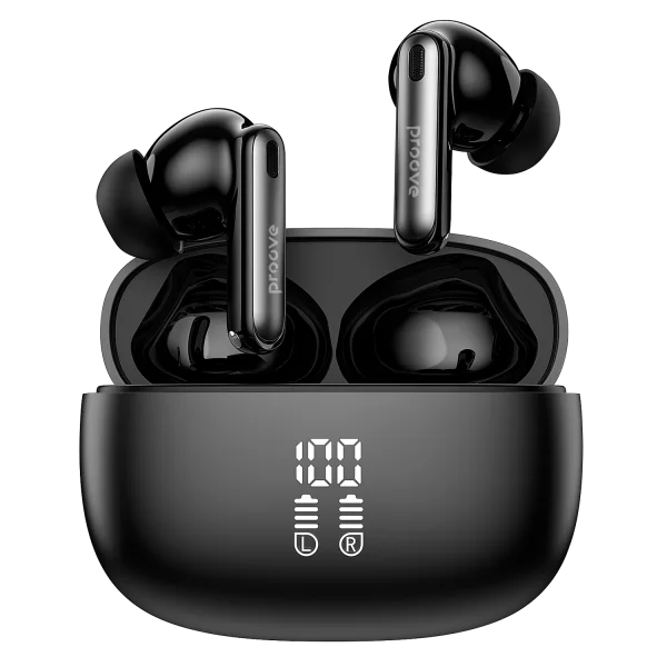 Dëgjuse wireless Proove Intro Pro, IPX4, me aplikacion, të zeza