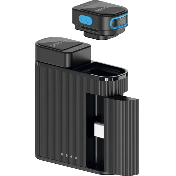 Mikrofon wireless Proove DualCast, set 2 copë me kuti për karikim