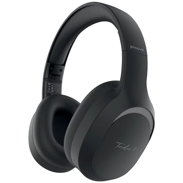 Kufje wireless Proove Tender 2 me aplikacion inteligjent (APP) dhe zë Hi-Fi premium, të zeza